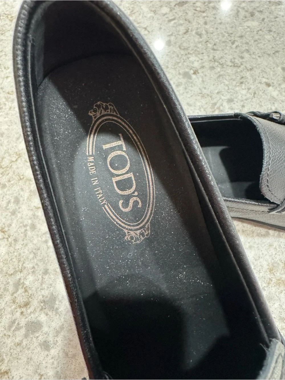 Tod's Black Leather Men's Loafers